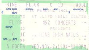 <a href='concert.php?concertid=308'>1994-11-02 - University Of Oklahoma (Lloyd Nobel Center)  - Oklahoma City</a>