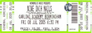 <a href='concert.php?concertid=501'>2005-07-08 - Academy - Birmingham</a>