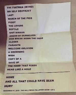 <a href='concert.php?concertid=1048'>2018-12-07 - Hollywood Palladium - Los Angeles</a>